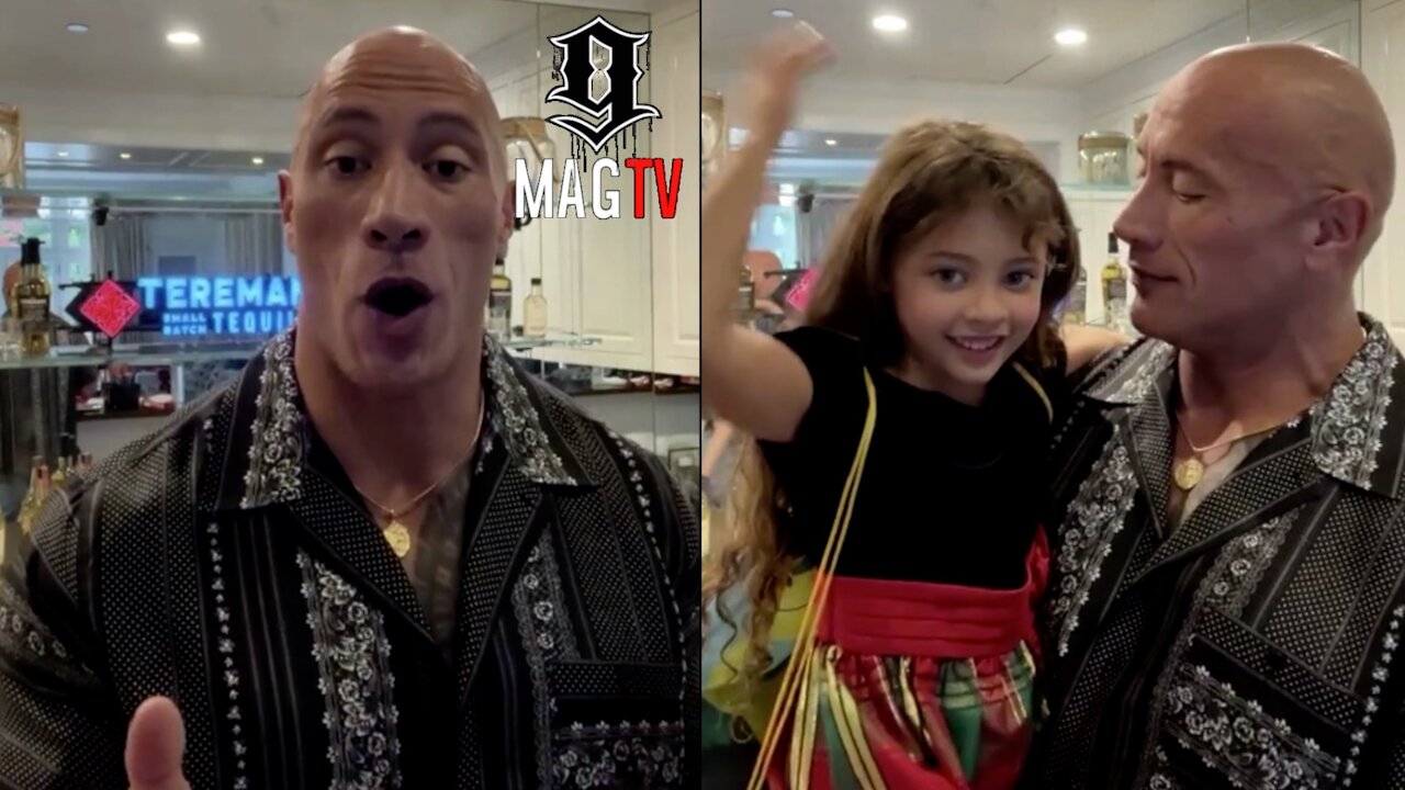 The Rock's Daughter Calls Him Out For Saying Bad Words! 🤬