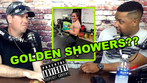 Would you get a Golden Shower? Woman pees in the gym while working out 😱😱