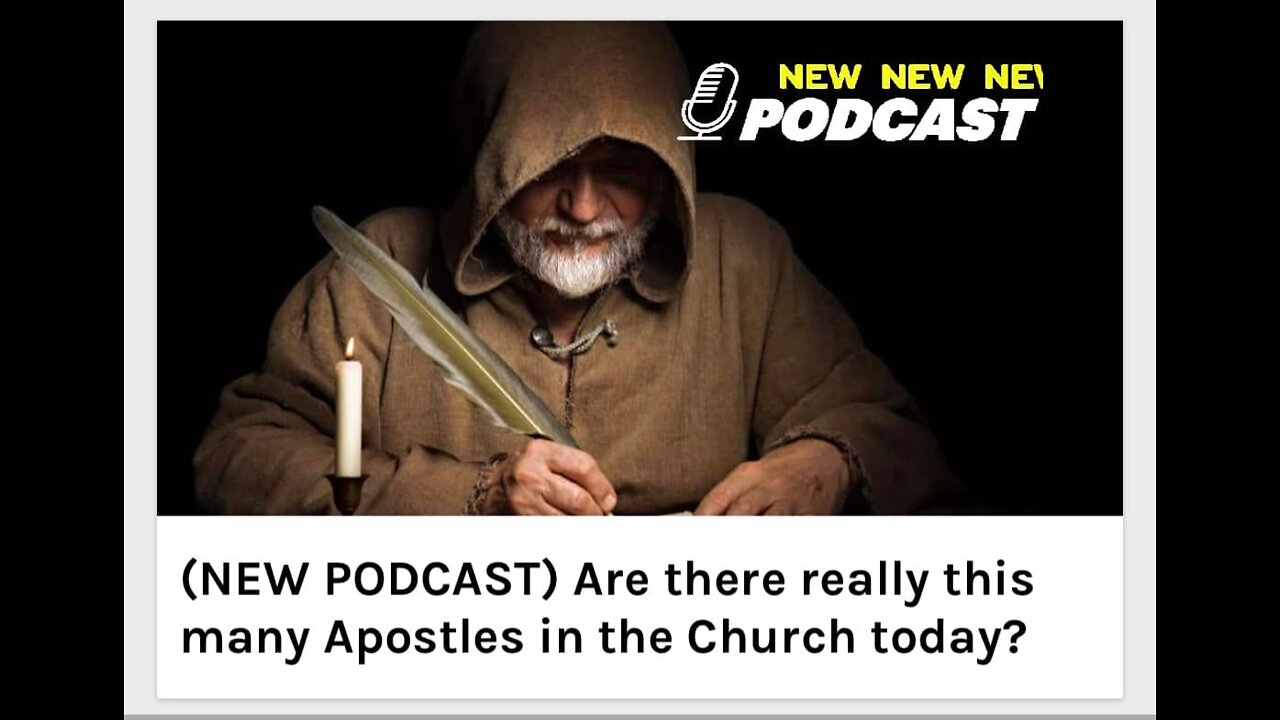 Are there really this many Apostles in the Church today?