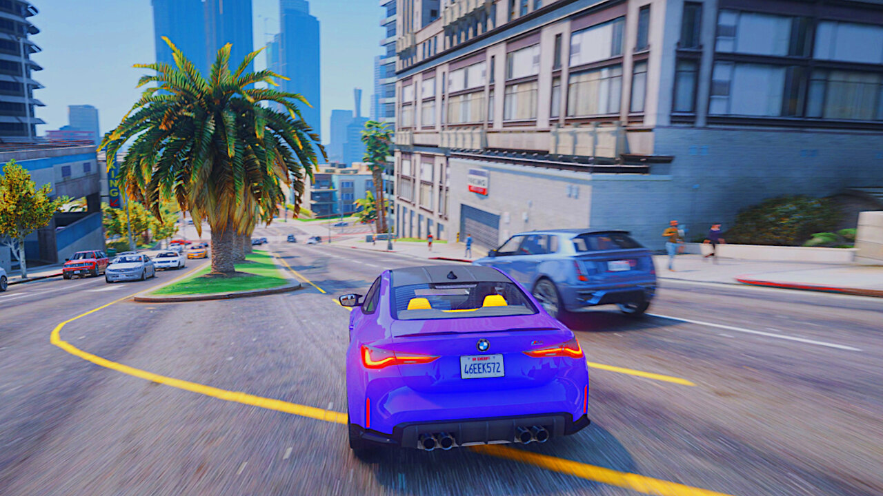 GTA 5 MODS: Awesome GTA 6 Graphics!! BMW M4 Competition!!!