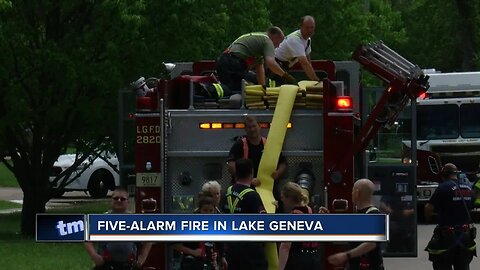 Fire breaks out at Lake Geneva manufacturing plant