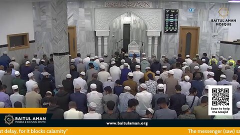 LIVE JUMMUAH KHUTBAH BAITUL AMAN MOSQUE: Ustad Mohammad Bila Abdullah