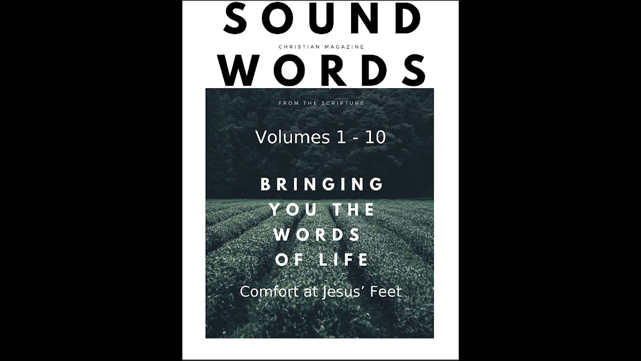 Sound Words 4 Comfort at Jesus' Feet