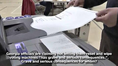 Georgia Officials Freaking Out, Want Court to Rescind Order Holding Voting Machines for Evidence