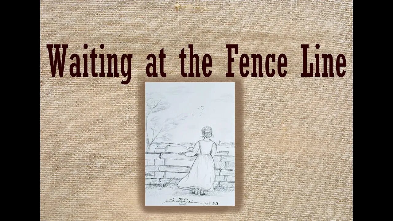 Waiting at the Fence Line - Twitch Art Stream