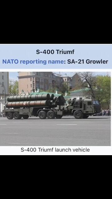 Russian S-400 long-range surface-to-air guided missile system