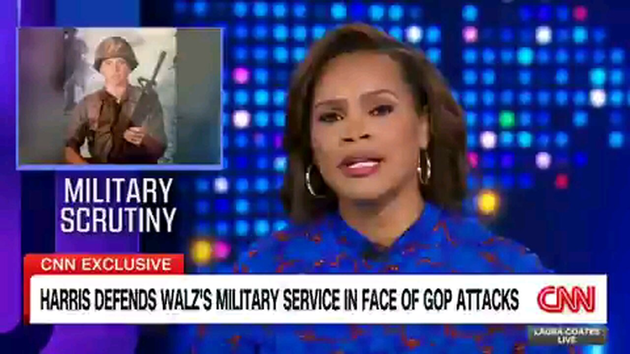 Laura Coates from CNN interviews Tim Walz's former Command Sergeant Major Doug Julin.