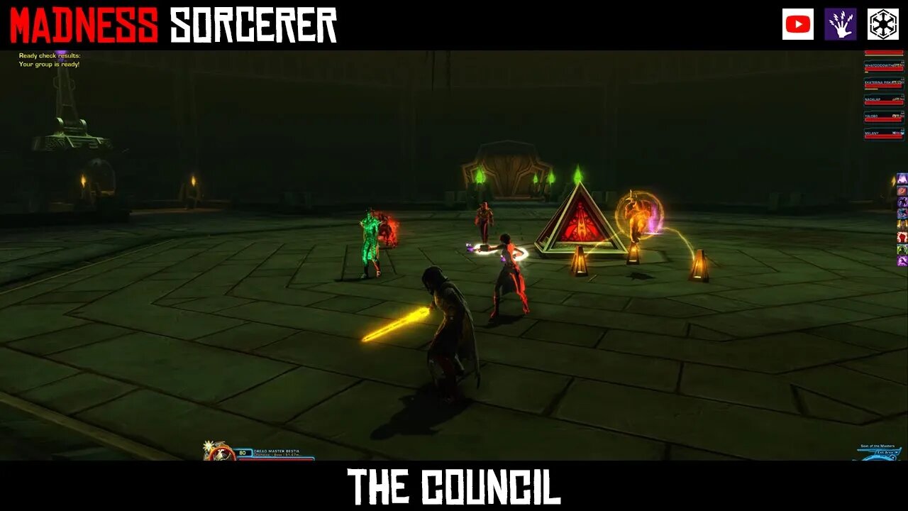 SWTOR DPS Madness Sorcerer | Dread Palace: The Council