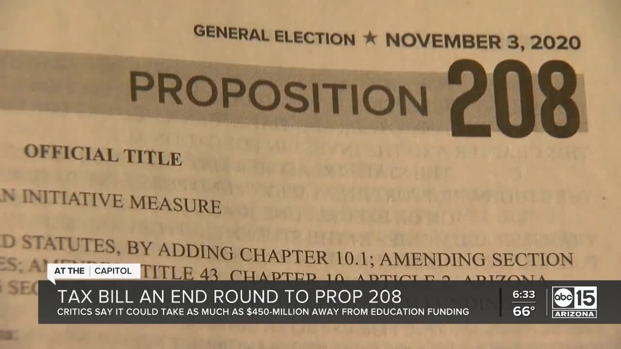 State Senate to vote on bill that could impact how much money Prop 208 raises for public education