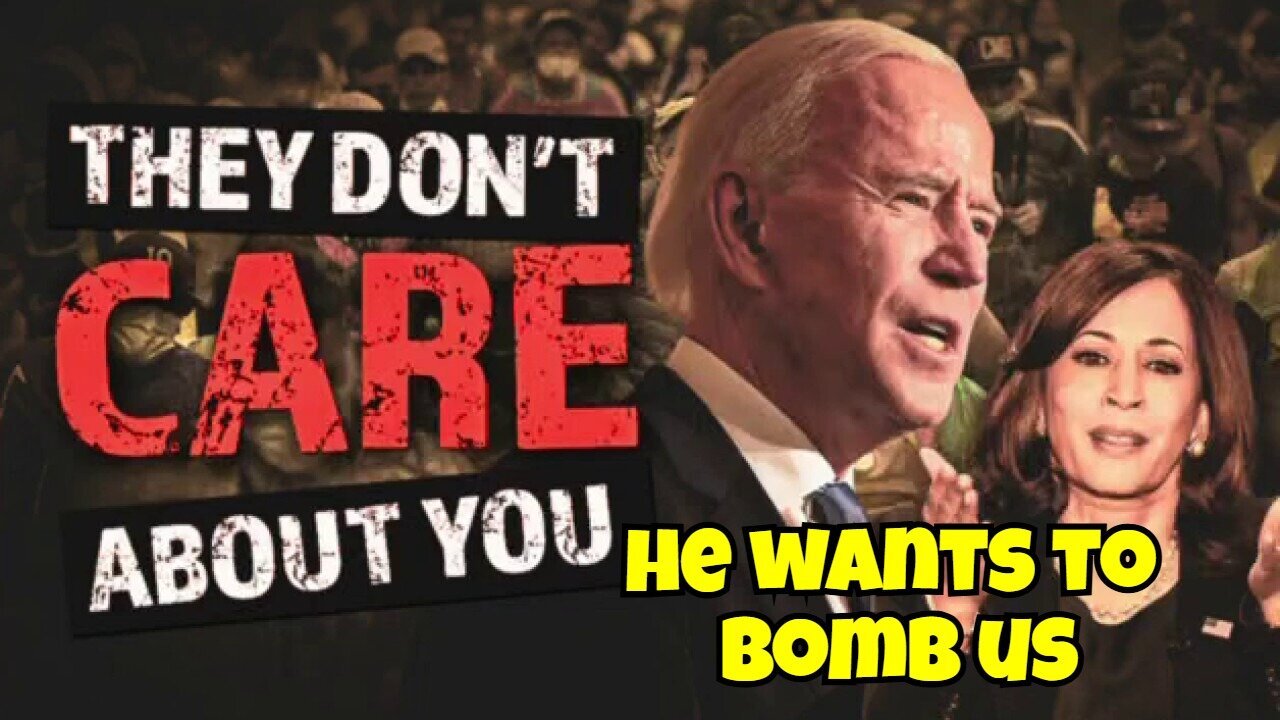 BIDEN WANTS TO BOMB UNITED STATES CITIZENS