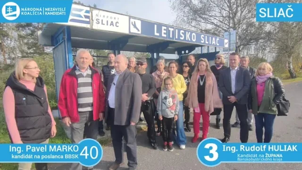 VOĽBY 2022 - LETISKO SLIAČ