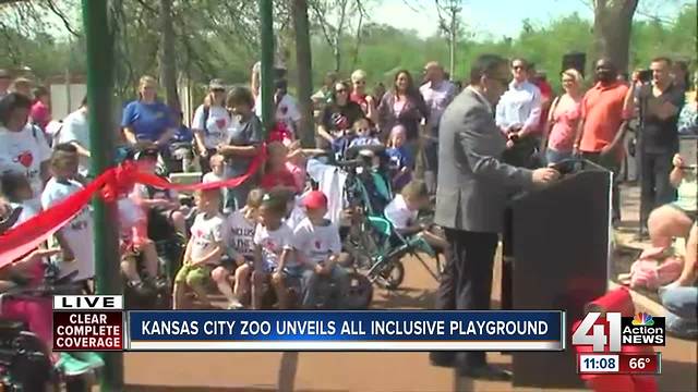 KC Zoo unveils all inclusive playground