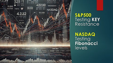 SP500 Testing KEY Resistance and NASDAQ Testing Fibonacci Levels Nov 27 2024