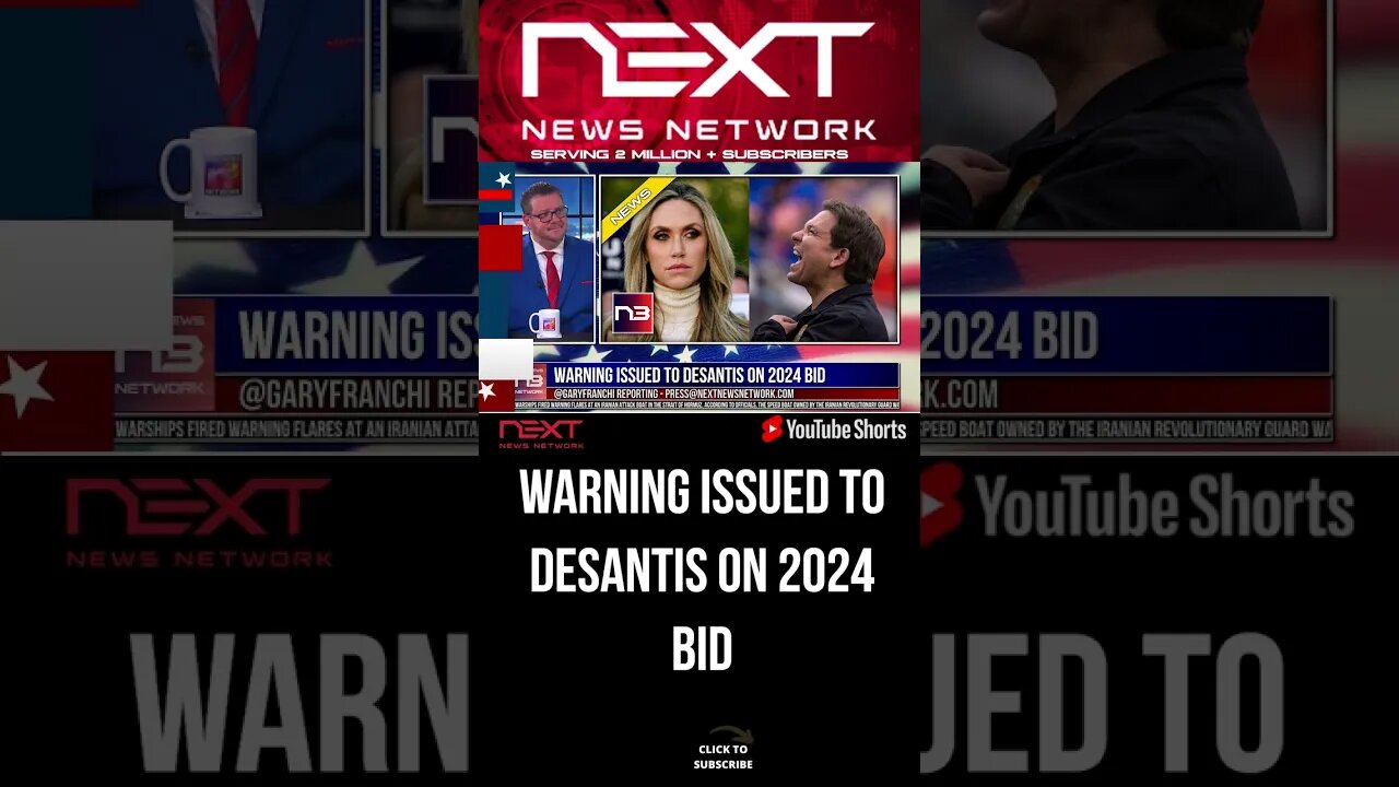 WARNING ISSUED TO DESANTIS ON 2024 BID #shorts