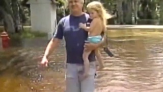 Stay out of the water if flooding occurs