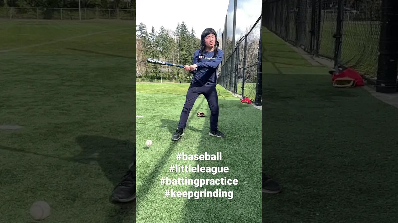 Still working! #baseball #fundamentals #baseballlife #littleleague #battingpractice #coaching #