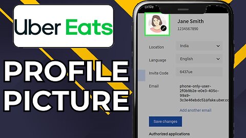 HOW TO CHANGE UBER EATS PROFILE PICTURE