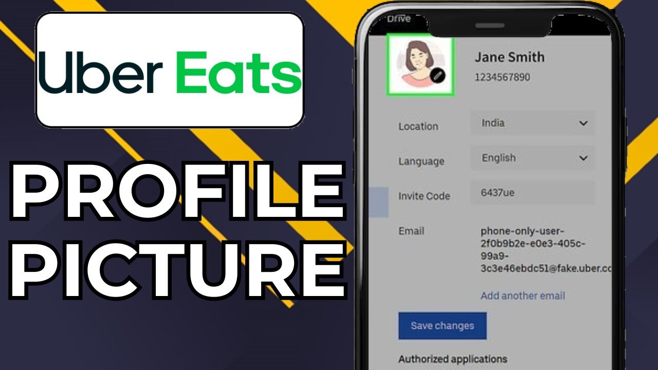 HOW TO CHANGE UBER EATS PROFILE PICTURE