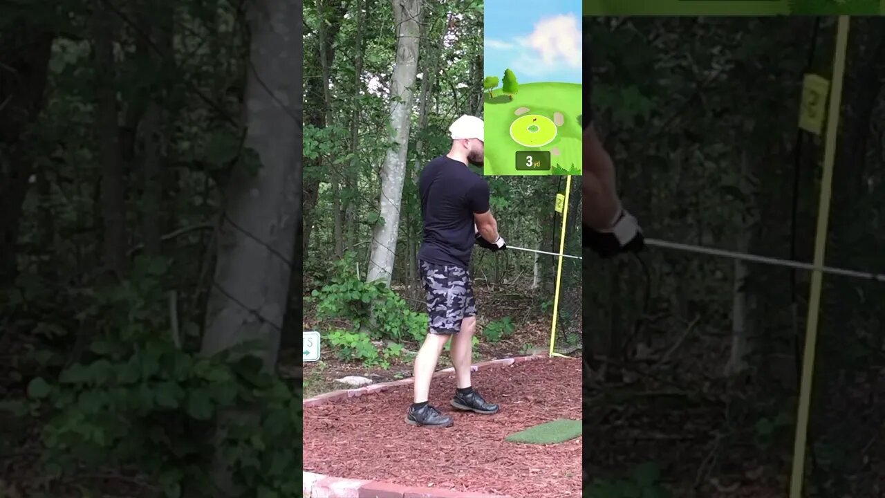 Winter Park Golf Course - Hole 2 #Shorts #Golf #GarminR10 #Golfing #Golfer #SimGolf #YoutubeShorts