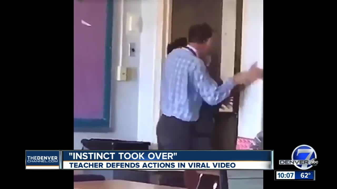 Denver substitute teacher in viral chokehold video: 'Teachers are fearful' of disciplining students