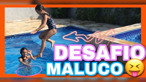 QUE PULO FOI ESSE ?😱 / DESAFIO DA PISCINA - 3 irmãs demais - kids fun