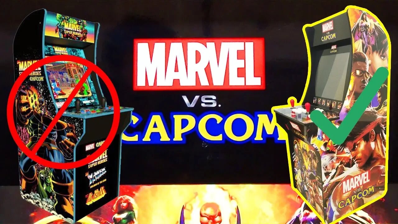 Marvel Vs. Capcom Arcade1Up Cabinet Mod