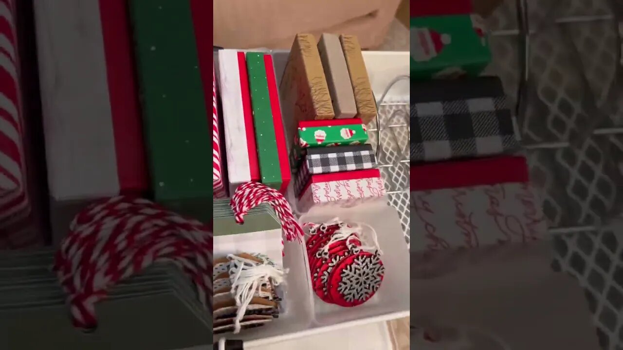 Gift Wrapping Station #julieswreathboutique #giftwrappingideas #giftwrappingtechniques