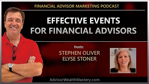 Effective Events for Financial Advisors