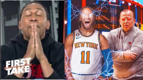 Stephen A BEGS Jalen Brunson to save New York Knicks franchise, Thank You