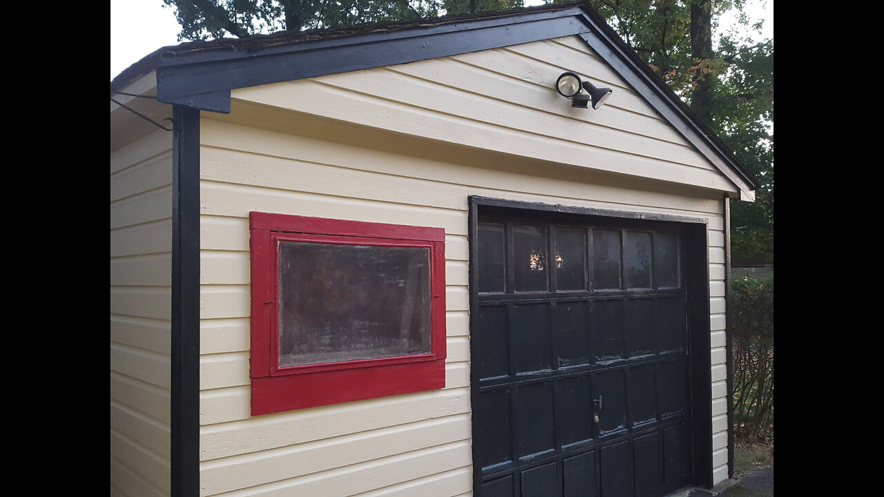 Garage Painting Before & After