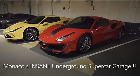 Monaco´s INSANE Underground Supercar Garage