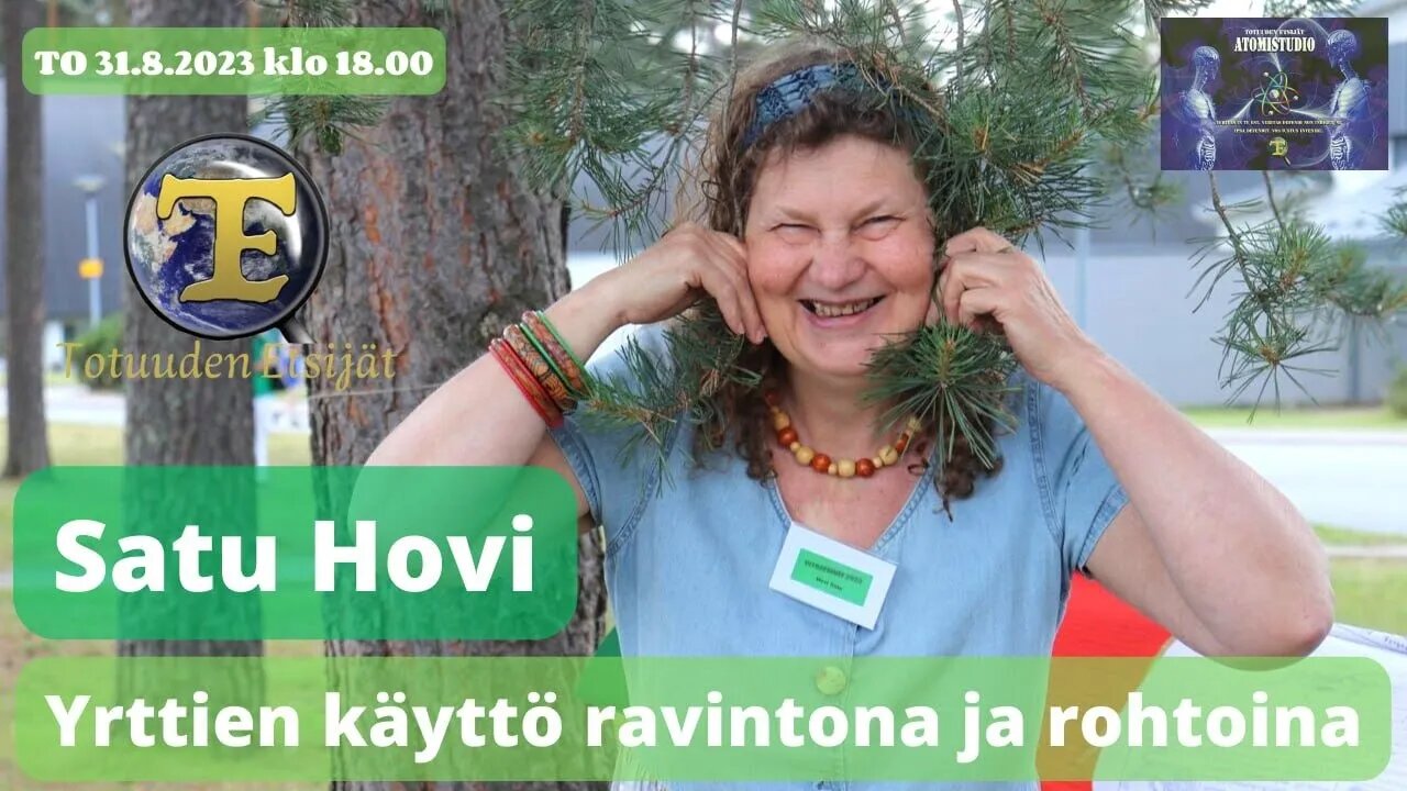 ATOMIstudio: Satu Hovi - Yrttien käyttö ravintona ja rohtoina