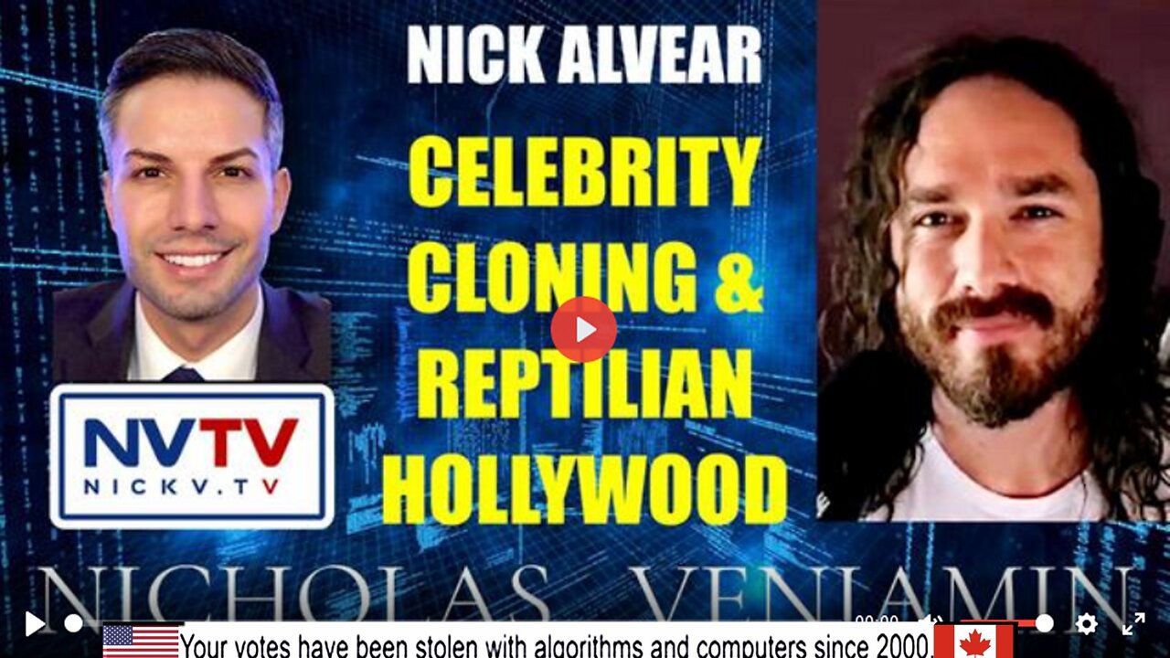 Nick Alvear Discusses Celebrity Cloning & Reptilian Hollywood with Nicholas Veniamin