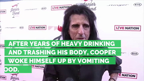 Alice Cooper Reveals How Jesus Saved His Life on Night He Was Throwing up Blood 40 Years Ago