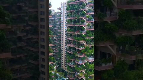 Amazing city forest garden of Qiyi in Chengdu in China #Share💎