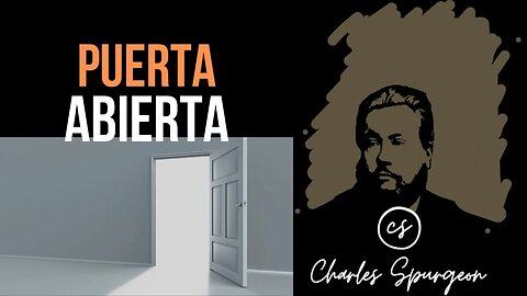 Puerta abierta (Juan 17:23) Devocional de hoy Charles Spurgeon