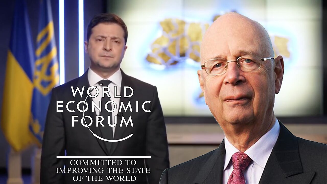 Klaus Schwab's Ukrainian President Zelenskyy, (NWO Actor and Comedian) addresses the Russian people