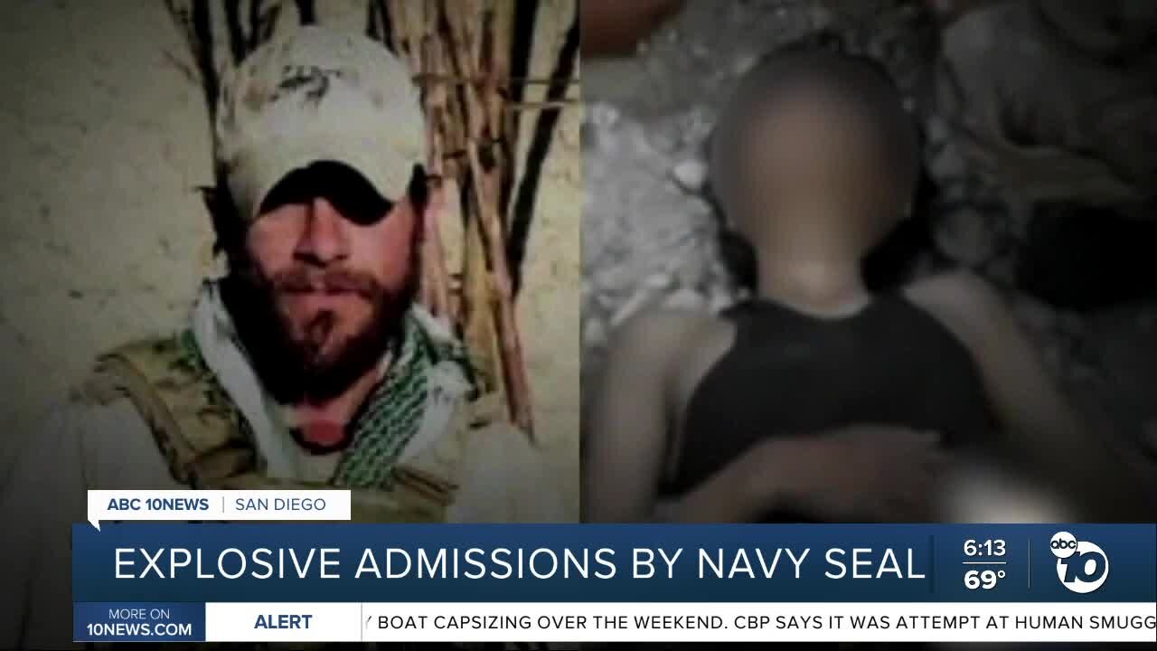 Explosive admissions by Navy SEAL