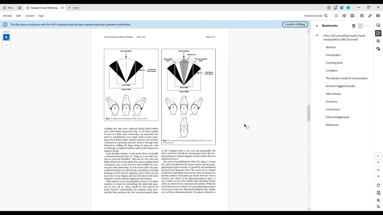 Joint Manipulation Model Research