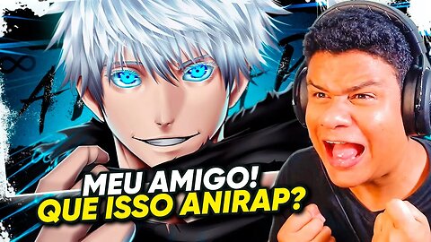 (QUE ISSO ANIRAP?) SATORU GOJO | O MAIS FORTE | AniRap | React Anime Pro