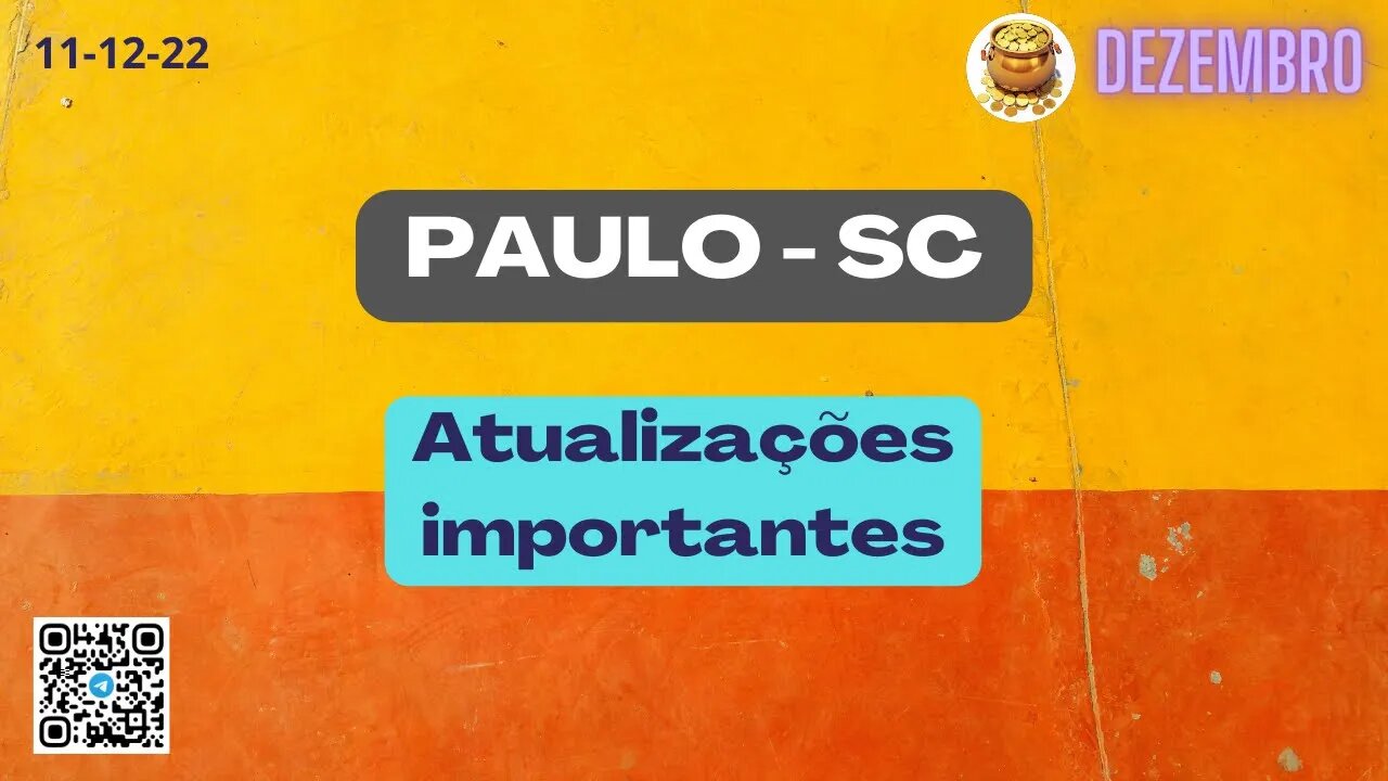 PAULO-SC Atualizações importantes
