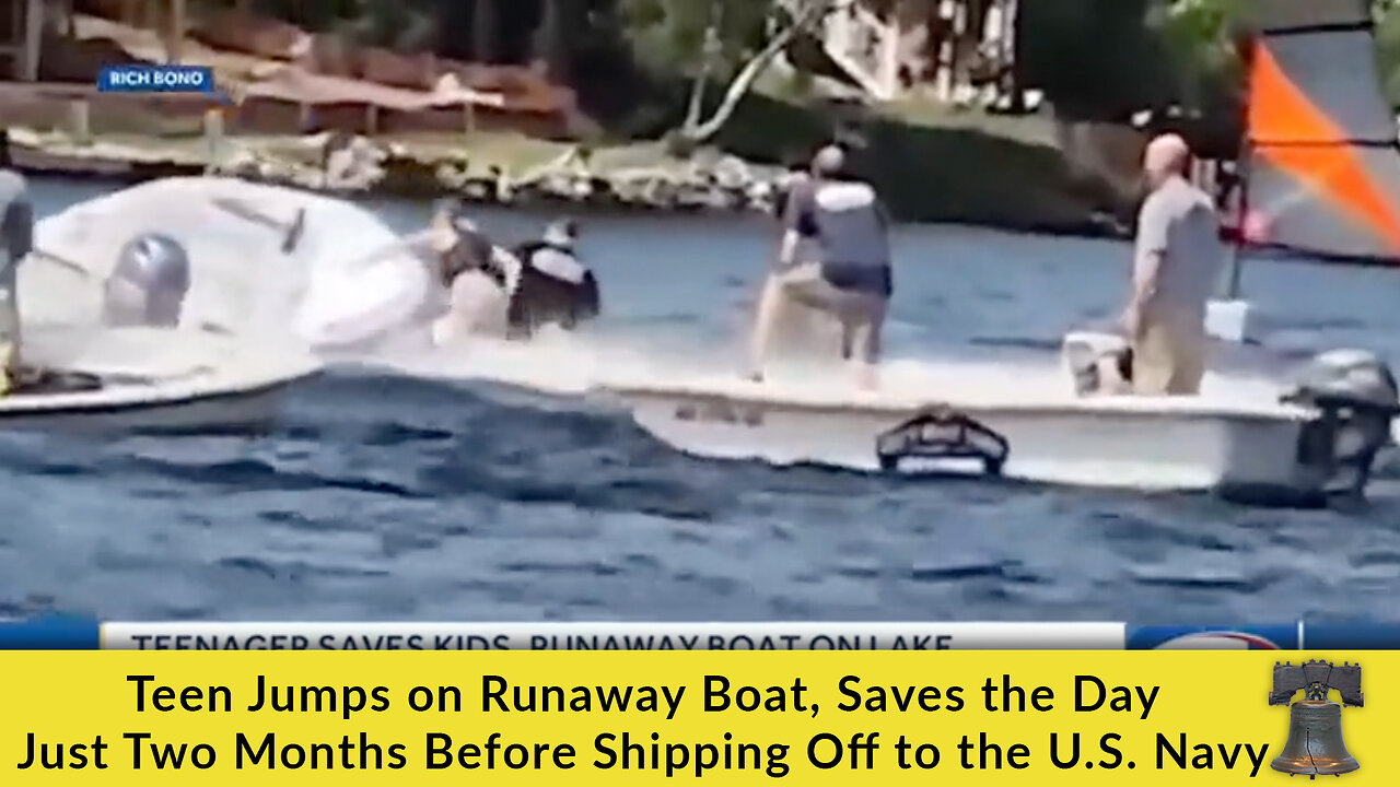 Teen Jumps on Runaway Boat, Saves the Day Just Two Months Before Shipping Off to the U.S. Navy