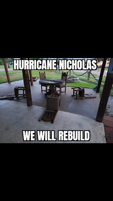 Hurricane Nicholas on SV Imagine aftermath and neighbors checking up on each other.