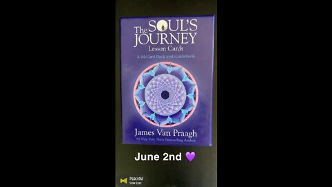 June 2nd oracle card: peace