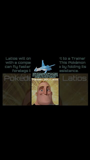 Mr. Incredible Becoming Canny - Legendary/Mythical Pokédex Entries