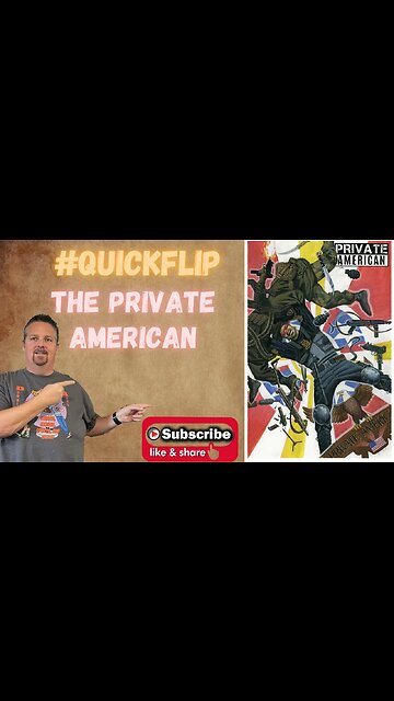 THE PRIVATE AMERICAN Big Studios #QuickFlip Comic Review Mike Baron, Richard Bonk #shorts