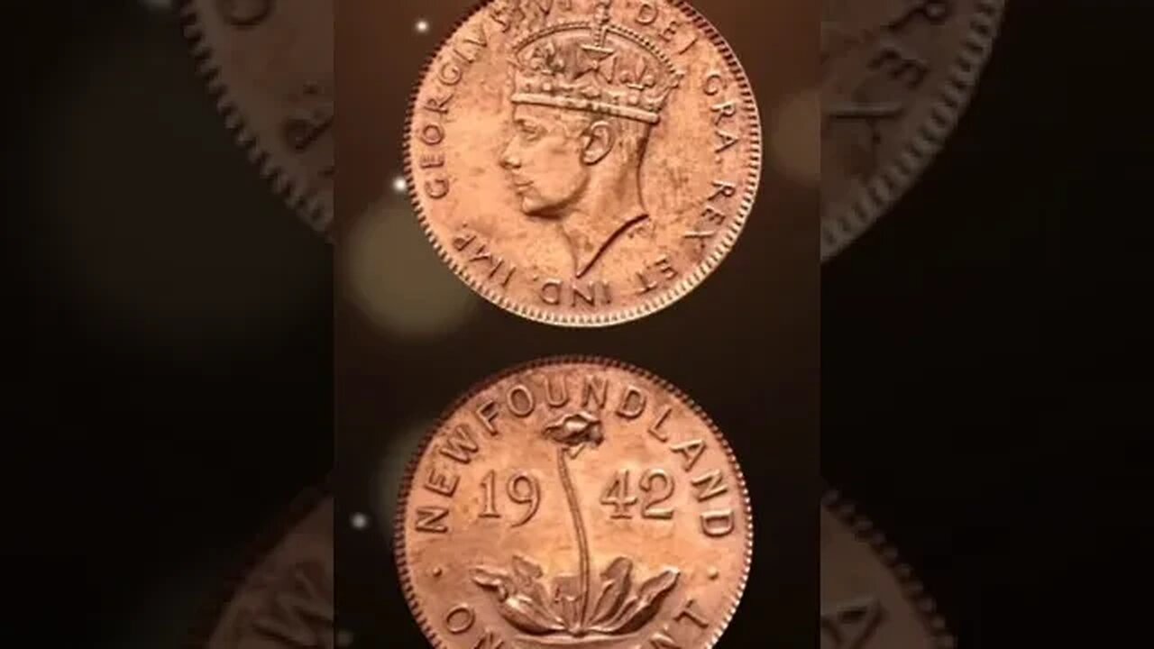Newfoundland 2 Cent 1942. #shorts #viral #coinnotesz