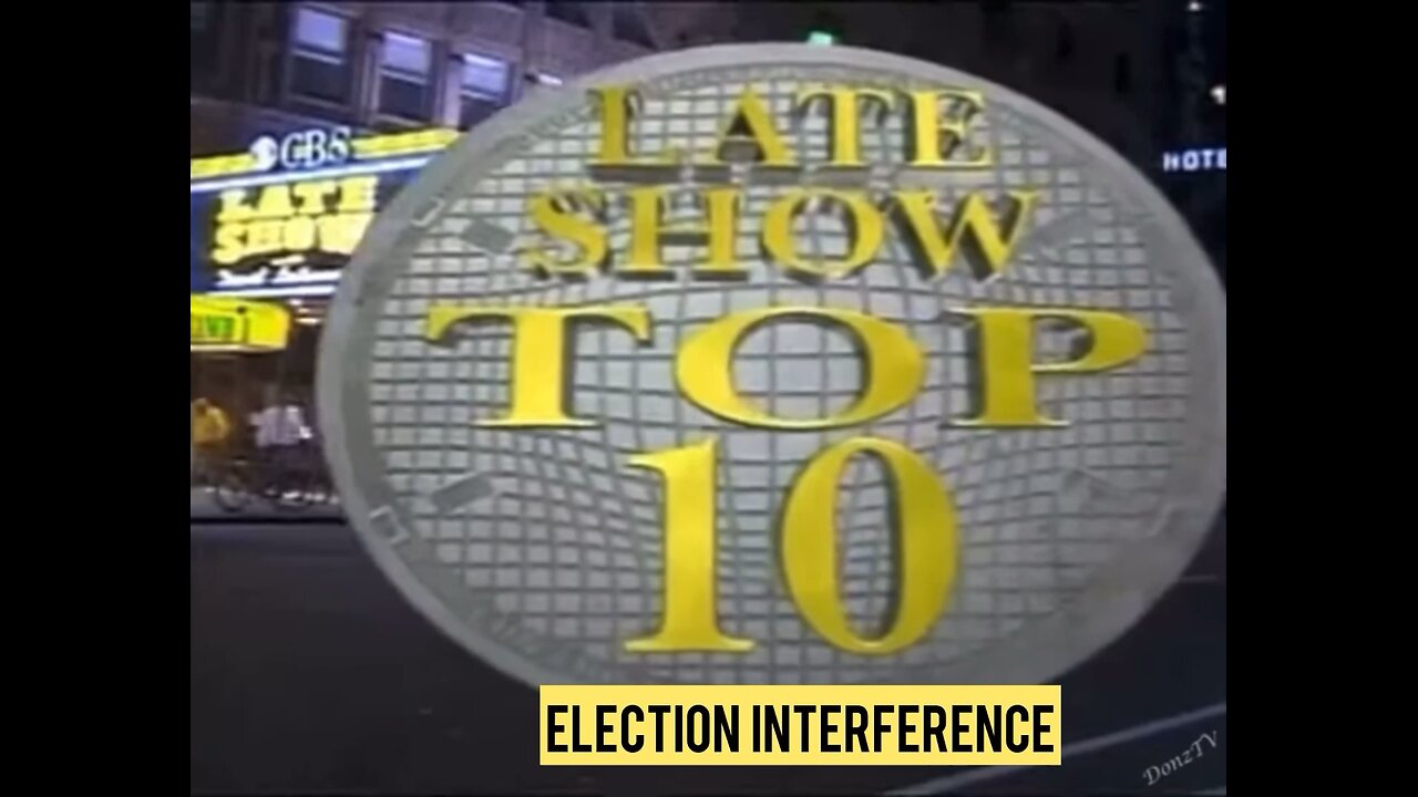 “Democrats top 10 ways to interfere in a Election”