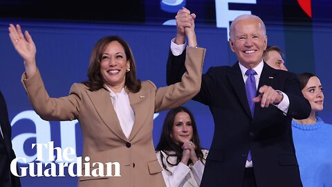 ‘I gave my best to you’: Biden gives hopeful DNC speech as he passes torch to Harris