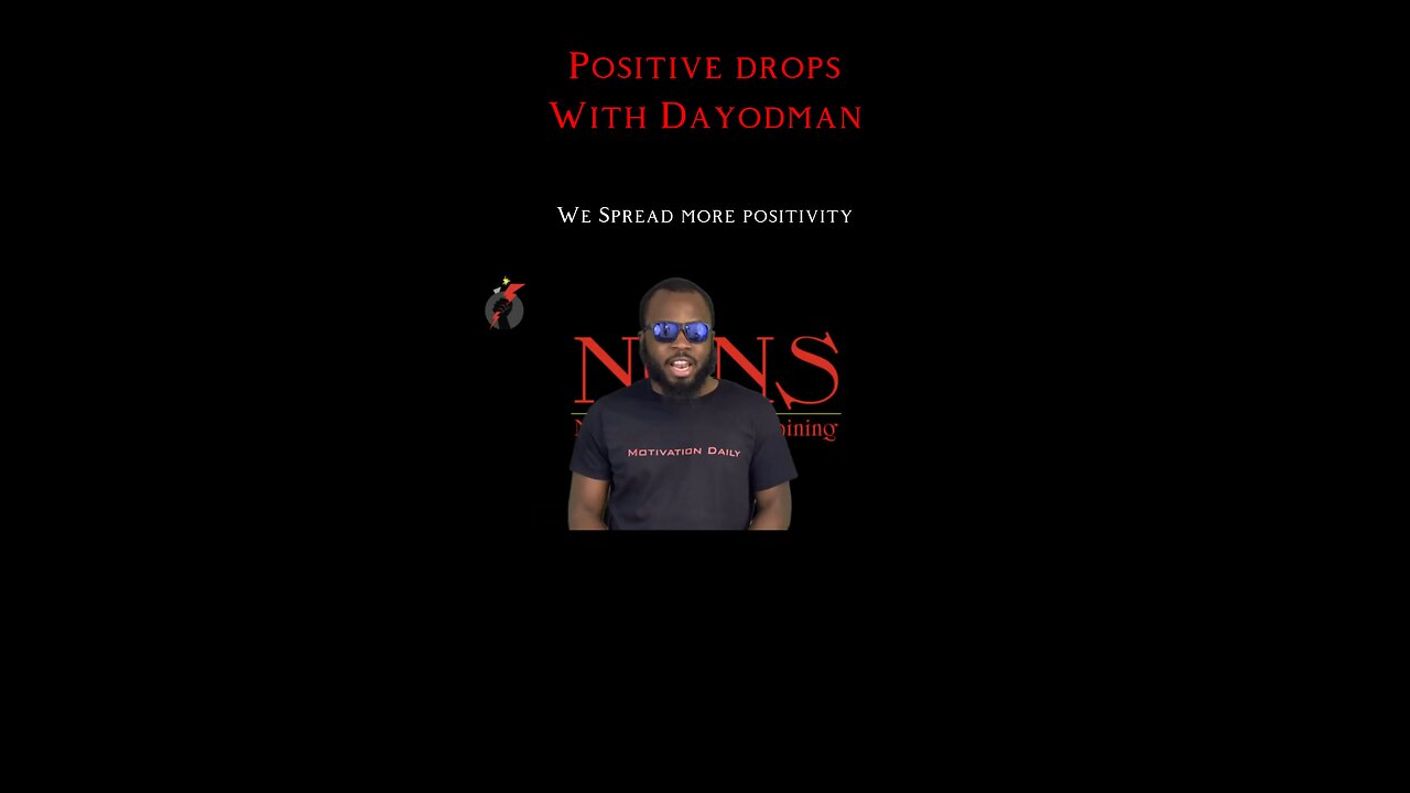 We Spread More Positivity #dayodman #motivation #eeyayyahh #motivationalspeaker #we